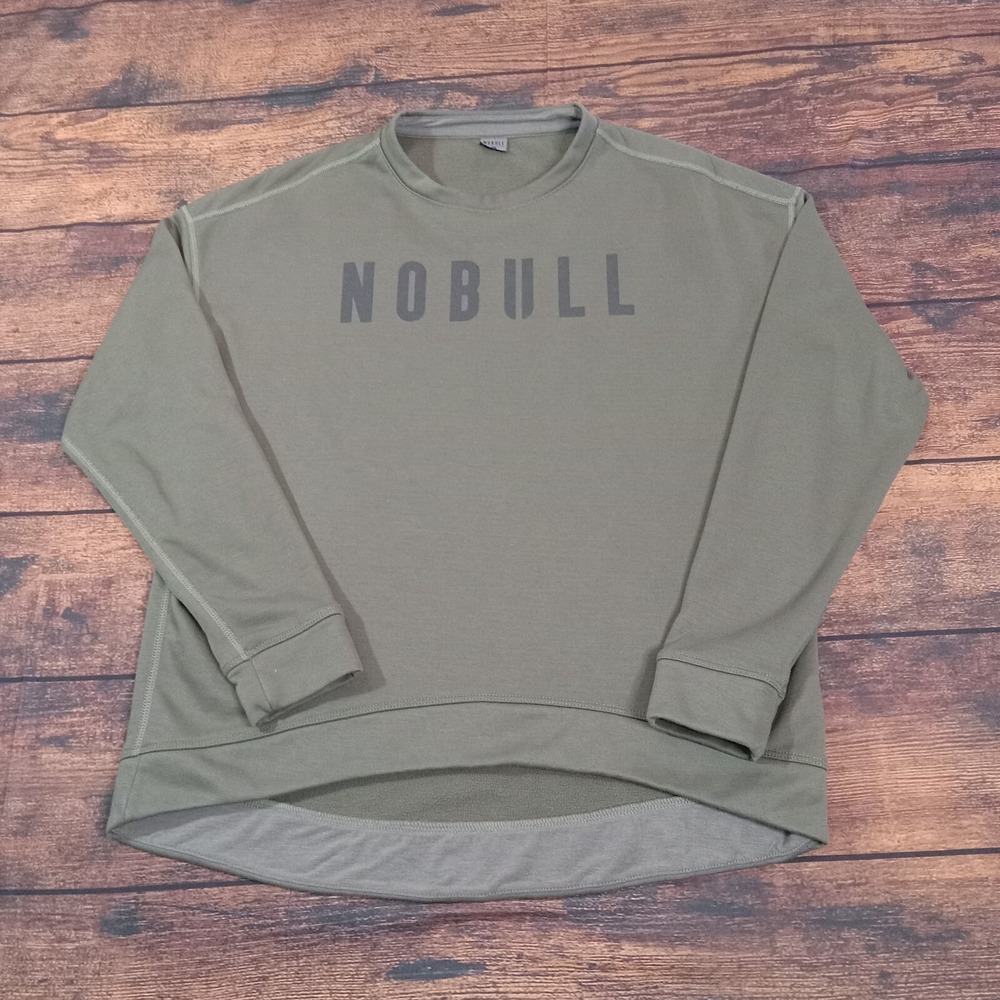 Nobull Long Sleeve Sweatshirt‎ Men's Small Green